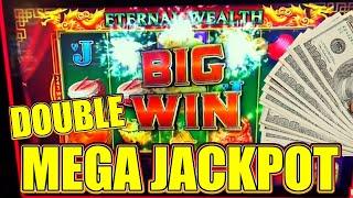 HOW DID I GET SO LUCKY?  DOUBLE MEGA MAX BET JACKPOTS IN VEGAS!