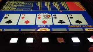 LIVE Video Poker HIGH LIMIT at Vegas Casino Bar