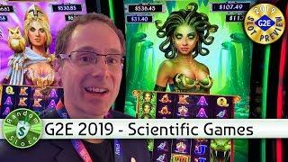 #G2E2019 Scientific Games - Medusa Unleashed, Athena Unleashed Slot Machine Previews