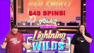 RED SCREENS on HIGH LIMIT POLAR HIGH ROLLER! WHICH BET PLAYED THE BEST?