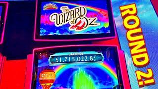 WEIRD FLOWER SAVED ME FROM THE WICKED WITCH!! * WIZARD OF OZ ROUND 2! -Las Vegas Casino Slot Machine