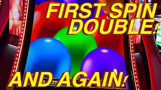 FIRST SPIN DOUBLE THEN DOUBLE AGAIN!!!!!