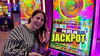 THE BIGGEST JACKPOT EVER on NEW GOLDEN GONG Slot Machine!!