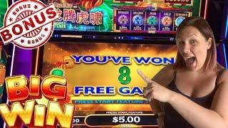 Long Teng Hu Xaio Mighty Cash BONUS BIG WIN FREE SPINS Max Bet Slot Machine Live Play