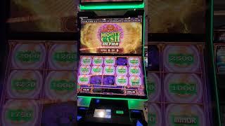 Mighty Cash bonus round that paid 12k from last year! #casino #casinogame #bonus #choctawcasino