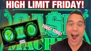 CASH MACHINE BIG WIN?!? |$20-$50 DRAGON LINK BETS|| HARD ROCK SACRAMENTO HIGH LIMIT FRIDAY!