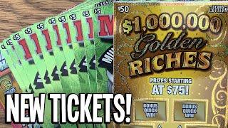 **NEW TICKETS WINS!**  $50 TICKET + 10X Money Multiplier 10X Find the 9s!  TX Lottery Scratch Offs