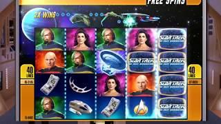 STAR TREK: THE NEXT GENERATION Video Slot Casino Game with a NEUTRAL ZONE FREE SPIN BONUS