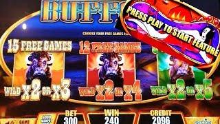Fast Cash Slot Wicked Winnings 2 Slot 6$ Bet Bonus & Buffalo Deluxe Bonus Won | Live Slot Play