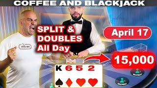 $105,000 High Stakes High Energy Coffee and Blackjack  - April 17