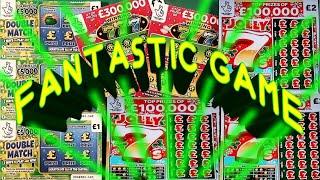 FANTASTIC SCRATCHCARD GAME..GOLDFEVER..CASHWORD..JOLLY 7s..FESTIVE  LINES..12 PAYS TO CHRISTMAS