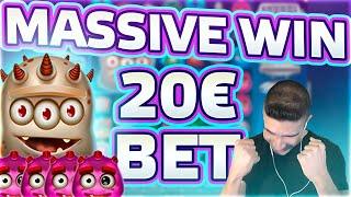 MASSIVE WIN ON REACTOONZ | HIGH ROLL BETS ! (€20)
