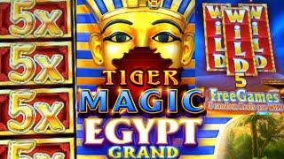 Golden Egypt Grand Free Spins BIG WIN Fa Cai Shu Tiger Magic Rare Retrigger