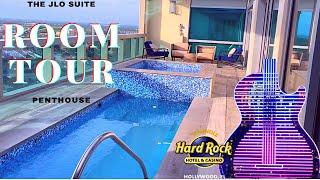 TOUR OF PENTHOUSE SUITE #13002 SEMINOLE HARD ROCK HOLLYWOOD, FL GUITAR HOTEL PRIVATE POOL & JACUZZI