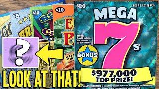 LOOK AT THAT!  BONUS VID! $95/TICKETS! 2 $20 Mega 7s + Extreme Payout  Fixin To Scratch