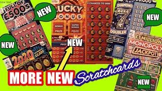 NEWScratchcardsLUCKY BONUSCardsDiamond 7s DoublerNew MonopolyFull £500s