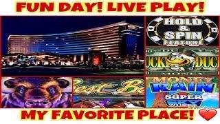 **FUN PLAY DAY AT MY FAVORITE PLACE!** READ DESCRIPTION! | LIVE PLAY! | BONUSES! FUN WINS!