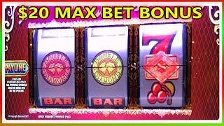 DOUBLE TOP DOLLAR HIGH LIMIT SLOT $20 MAX BET