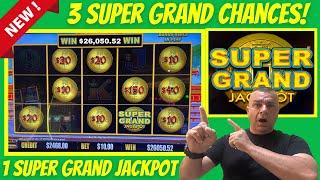 Three (3) Super Grand Chances Lead To A Super Grand Jackpot!