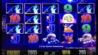 Akafuji SlotSuper Big WinFree Play Timber Wolf 5c Slot Machine Bet $5 & Timber Wolf Deluxe Casino
