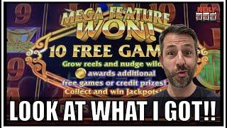IT'S MY FIRST EVER MEGA FEATURE ON THE BAG GAME SLOTS!