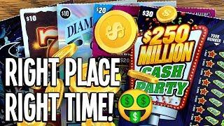 RIGHT PLACE RIGHT **PROFIT** TIME!  PLAYING $90 IN TX Lottery Scratch Offs