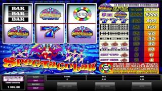 Free Spectacular slot machine by Microgaming gameplay • SlotsUp