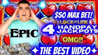 THE BEST VIDEO OF 2021 On YouTube For Lock It Link Night Life Slot- BIG HANDPAY JACKPOTS! MUST SEE