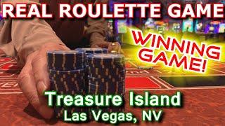 WINNING BY MYSELF! - Live Roulette Game #25 - Treasure Island, Las Vegas, NV - Inside The Casino