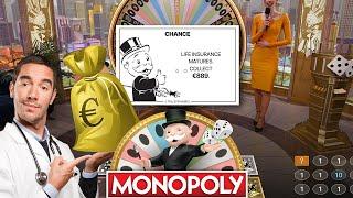 Monopoly Live - 2000€ BETS - Life insurance gönnt!!!
