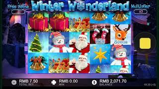 Winter Wonderland slot - 108 win!