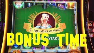Heidi's Beerhaus live play max bet $5.00 with BONUS free spins Slot Machine
