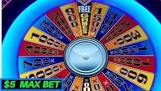 Quick Hits Cash Wheel Slot Machine MAX BET Bonus & BIG WIN | Pharaoh's Fury Slot Machine Bonus