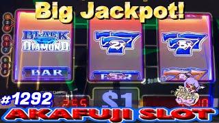 Jackpot ① Black Diamond Slot Machine Handpay, 9 Lines, YAAMAVA Casino 赤富士スロット ジャックポット ラスベガス以外のカジノ