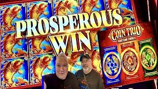 COIN TRIO FORTUNE TRAILS SLOT! FULL SCREEN WIN! FIRST ATTEMPT! FOUR WINDS CASINO NEW BUFFALO!