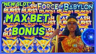 ️ NEW SLOT ️ CASH BURST FORCE OF BABYLON ️HIGH LIMIT $25 MAX BET Bonus Slot Machine Casino