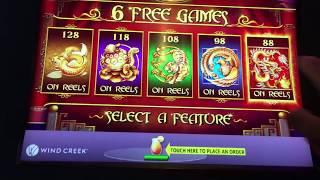 BIG WIN!!! Five Treasures Slot Line Hit and Bonus!!!!