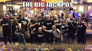 Hard Rock Tuesday Night Live Huge Slot Play | The Big Jackpot