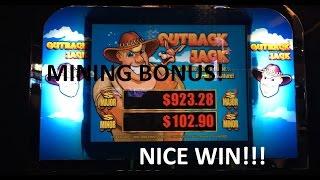 **Nice Win!** - Outback Jack Gold Mine Bonus