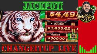 Mighty Cash Long Teng Hu Xiao Slot Machine ChangeItUp Jackpot LIVE!