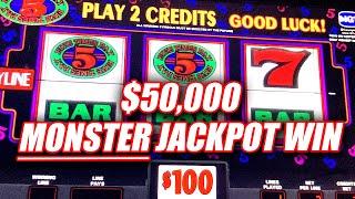 5 TIMES PAY  BIGGEST JACKPOT EVER!  HIGH LIMIT SLOT MACHINE PLAY  HANDPAY