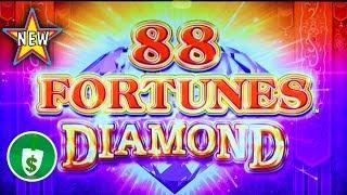 •️ New - 88 Fortunes Diamond slot machine, bonus