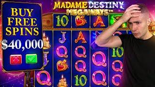 $40,000 Bonus Buy on MADAME DESTINY MEGAWAYS  (40K Bonus Buy Series #25)