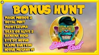 Bonus Hunt: Banana Rock, Royal Mint, Montezuma & More!