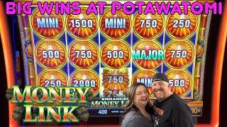 LAST MINUTE TRIP leads to BIG WINS AT POTAWATOMI! Money Link and Fire Link BONUSES
