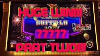 **HUGE WIN BONUS LIVE AS IT HAPPENS!!!** Wonder 4 Jackpots Buffalo Collection Part 2 of 2