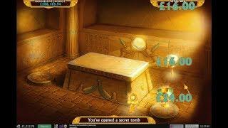 Bonus Feature Triggered on Playtech's Pharaoh's Treasure Deluxe Online Slot