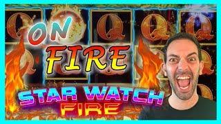 Star Watch FIRE  $10-$27/Spin MAX BET #Konami Brian Christopher Slots