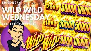 WILD WILD WEDNESDAY! QUEST FOR A JACKPOT [EP 44]  WILD WILD NUGGET Slot Machine (Aristocrat)