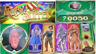 Wizard of Oz Ruby Slippers - Big Free Spin Bonus Wins!